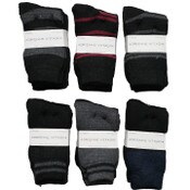 Wholesale - 3pk LADIES STRIPED BOOT SOCKS 9-11 SIZE C/P 60, UPC: 194587337816